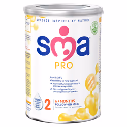 SMA Follow-on Baby Milk Powder Formula , 6-12 Months , 400 g (Pack of 12)