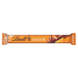 Lindt LINDOR Milk Orange Chocolate Snacking Bar (Pack Of 24)
