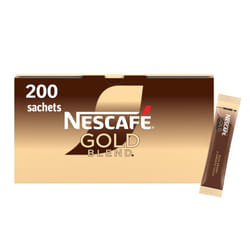 NESCAF? Gold Blend Medium Roast Instant Coffee Sachets - 200 x 1.8g Sticks