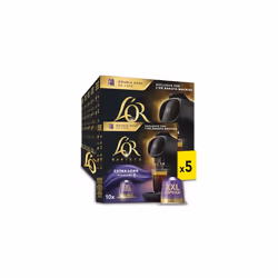 L?OR BARISTA Double Lungo Profondo XXL Aluminium Coffee Capsules (5 X 10 Pods) Intensity 8
