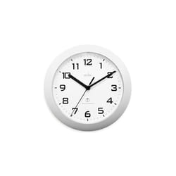 Acctim 74367 Peron Radio Controlled Wall Clock, Silver, 23 cm l x 23 cm w