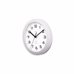Acctim 74367 Peron Radio Controlled Wall Clock, Silver, 23 cm l x 23 cm w