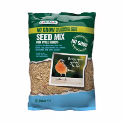 Gardman A05618 No Grow Seed Mix for Wild Birds - 12.75kg