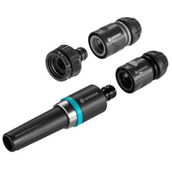 Gardena Ecoline Basic Set: Spraying Set consisting of Cleaning Nozzle, tap Connector, Adapter, Hose Connector and Water Stop, for Watering and