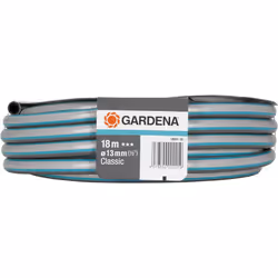 Gardena Classic Hose 13 mm (1/2 inch), 18 m: Universal Garden Hose Made of Sturdy Cross Fabric, 22 bar Bursting Pressure, UV and Frost-Resistant,