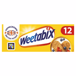 Weetabix Wholegrain 12 Biscuits (Pack of 18, total of 216 biscuits)