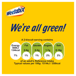 Weetabix Wholegrain 12 Biscuits (Pack of 18, total of 216 biscuits)