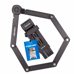 Fischer Folding Lock with Holder, One size, 85852