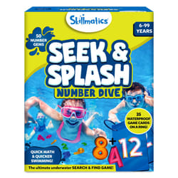 Skillmatics Seek & Splash Diving Gem Toys - Swimming Pool Toys for Kids, Search and Find Math Game, Gifts for Boys & Girls Ages 6, 7, 8, 9 & Up