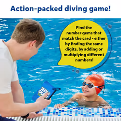 Skillmatics Seek & Splash Diving Gem Toys - Swimming Pool Toys for Kids, Search and Find Math Game, Gifts for Boys & Girls Ages 6, 7, 8, 9 & Up