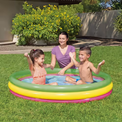 Bestway Summer Set Paddling Pool | Swimming Pool Toys, Water Pool Toys, Inflatable Baby, Kids Pool for Outdoors, Multiple Sizes, 60 Inch
