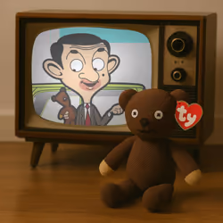 TY Mr. Bean Teddy Bear Medium ? Iconic Soft Plush Toy from the Classic TV Show ? Collectible Stuffed Plushie for Kids & Fans ? Cuddly Soft Toy Gift