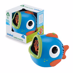 ELC Freddy the Fish Bubble Machine Indoor & Outdoor Bubble Blower ELC Bubble Fish Toys Kids Garden Bath Kids Bubbles Liquid B ...