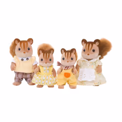 Sylvanian Families 4172 Walnut Squirrel Family, Multicolor
