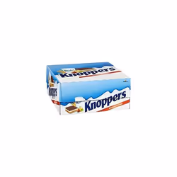 Knoppers Chocolate Hazelnut Wafers Triple Pack, 25 g Packs, Box of 24 (Pack of 3)