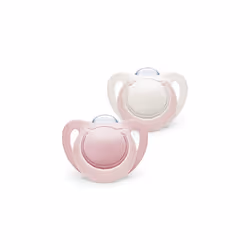 NUK Genius Set of 2 Dummies for Girls Size 0