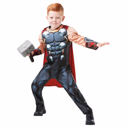 Rubies 640836L Marvel Avengers Thor Deluxe Child Costume, Boys, Large Halloween