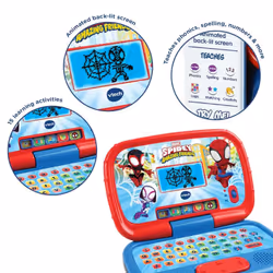 VTech Spidey and His Amazing Friends: Spidey Learning Laptop, Interactive Educational Toy for Kids, Learn Letters, Words & Counting, Gift for