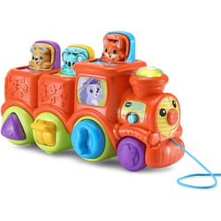 VTech Pop & Sing Animal Train | Push & Pull Toy Train With Animal Sounds & Music | Suitable for Ages 6-36 Months, English Version