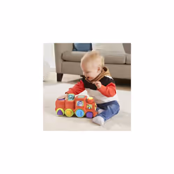 VTech Pop & Sing Animal Train | Push & Pull Toy Train With Animal Sounds & Music | Suitable for Ages 6-36 Months, English Version