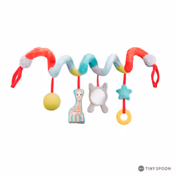 Sophie la Girafe Spiral Pushchair Toy Multi-Coloured 6 Pieces