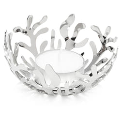 Alessi Mediterraneo Tealight Holder in 18/10 Stainless Steel Mirror Polished