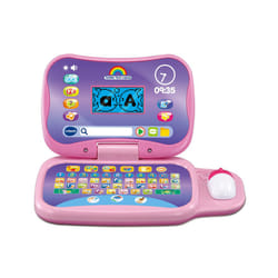VTech Toddler Tech Laptop, Pink Interactive Educational Computer Toy, 20 Games for Pre-School Children, Learn Alphabet, Letters, Shapes, Numbers,