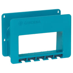 Gardena System Stowaway: Garden Hose Bracket for Walls, Space-Saving Storage for Garden Hoses, with a Bracket for Spray nozzles, Pulse sprayers, and