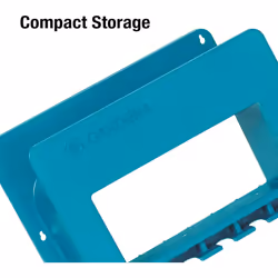 Gardena System Stowaway: Garden Hose Bracket for Walls, Space-Saving Storage for Garden Hoses, with a Bracket for Spray nozzles, Pulse sprayers, and