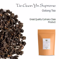 Tie Guan Yin Highest Grade - Oolong Tea Made in Old Ways Most Have Forgot - Roasted Iron Goddess of Mercy - Tieguanyin 50g