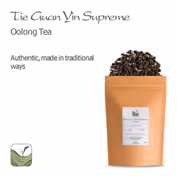 Tie Guan Yin Highest Grade - Oolong Tea Made in Old Ways Most Have Forgot - Roasted Iron Goddess of Mercy - Tieguanyin 50g