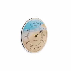 Acctim Tidal Wall Clock High & Low Tide, Blue/Yellow, 20cm
