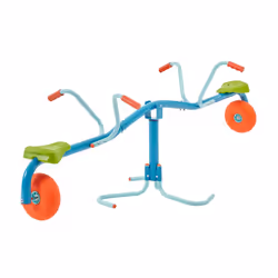 TP Toys Spiro Spin Seesaw - Bouncing SeeSaw And Spin - Outdoor SeeSaw For Kids, Padded Feet To Protect Floors, Angled Handleb ...