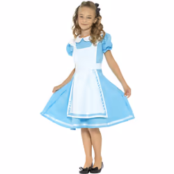 Smiffys Wonderland Princess Costume Blue Teen Girl - Age 12 years +