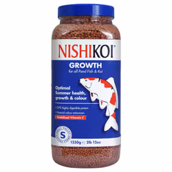 Nishikoi Growth Complete Food for Koi and Pond Fish - Small Pellets - 1250g