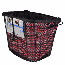 fischer Handlebar Mount Basket, Multi-coloured, 29 x 37 x 27 cm, 5 kg Load Capacity
