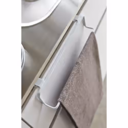 Yamazaki Towel Hanger, Alloy Steel, White, L