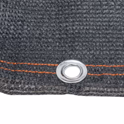 WerkaPro 10839 - Charcoal gray view screen 220g / m? (1.5 x 10m)