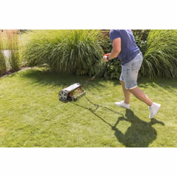 AL-KO Razor Cut 38.1 HM Comfort Manual Cylinder Lawn Mower, 38 cm cut width, Ideal 250sqm., Grey