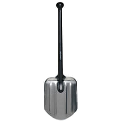 Fiskars Universal Shovel, Length: 70 cm, Weight: 479 g, Aluminium Leaf/Plastic Handle, Black, 1001574