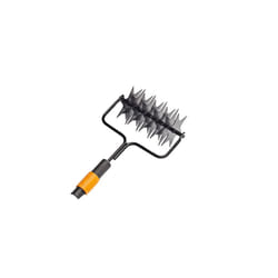 "Fiskars Lawn Spiker, Tool Head Compatible with All QuikFit Handles, Width: 17 cm, steel, Black/Orange, 1000689"