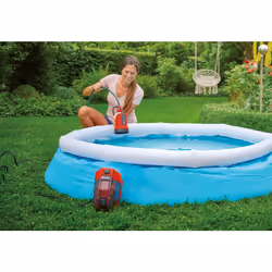 Einhell Power X-Change 18V Clean Water Pump | Submersible Pump For Emptying Pools And Hot Tubs, Flat Suction Up To 1 mm, 4500 l/h, 0.8 Bar | GE-SP 18