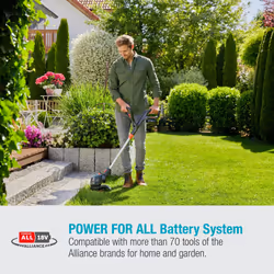 Gardena Battery Trimmer ComfortCut 23/18V P4A Without Battery: Lawn strimmer with 230-mm Cutting Diameter, Telescopic Shaft and pivoting Trimmer Head