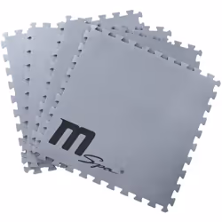 MSpa Inflatable Hot Tub Heat Retaining Foam Mat Accessories 9 Pcs Set