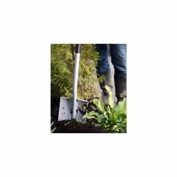Fiskars Xact Edging & Planting Spade Large, Length: 120 cm, Steel blade/fibreglass reinforced plastic handle, Black/Orange, Size: L, 1003681