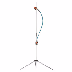 Gardena Garden Shower trio shower with 2 spray modes (shower spray/mist) Water flow control valve, removable shower head with ...