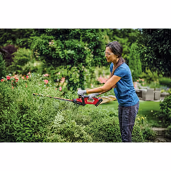 Einhell Power X-Change 18V Cordless Hedge Trimmer - 50cm (20 Inch) Cutting Length, Laser-Cut Diamond-Ground Steel Blades - GE-CH 18/50 Li Electric