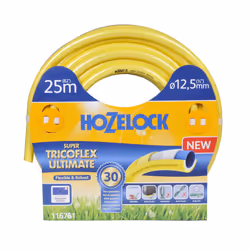 Hozelock 116761 12.5 mm 25 m "Super Tricoflex Ultimate" Water Hose - Yellow