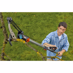 Gardena combisystem Anvil Branch Pruner: Branch pruner, 5-fold roller transmission, cuts branches up to 35 mm in diameter, 4.7 m tear-proof pulling