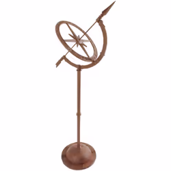 Cast Iron Sundial on Stand 92cm High
